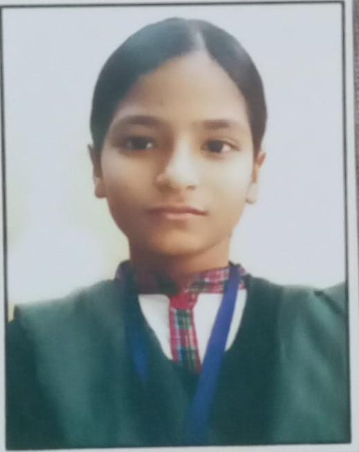 Government Smart School Bhangal Khurd student Amandeep got merit.